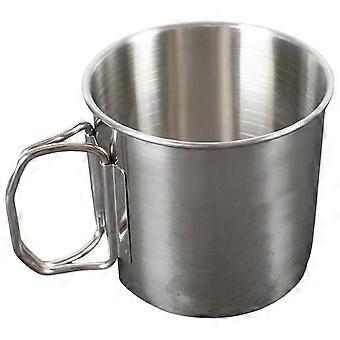 Stainless Camping Mug Outdoor Folding Cup for Storage 1 Piece