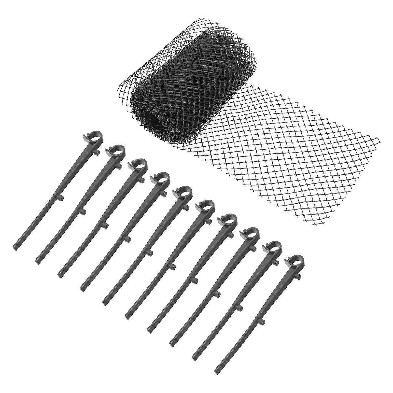 Plastic Gutter Guard Anti-Falling Leaf Net for Home Use 1Set