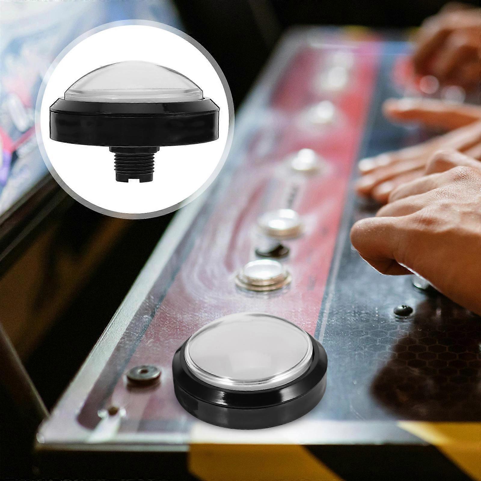 Competition Game Arcade Game Button Push Button White ABS Metal