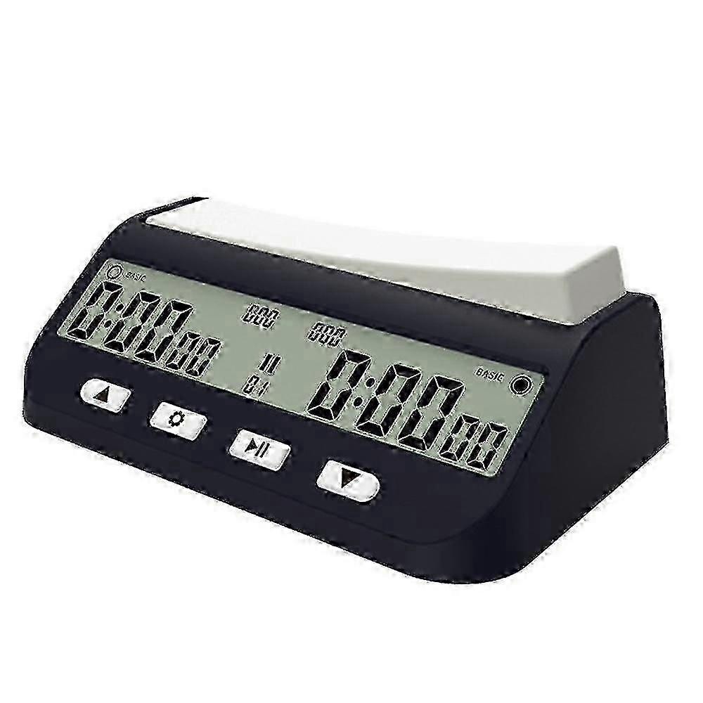 Professional Chess Clock, Multifunctional Digital Clock with Precise Counter, Black Board