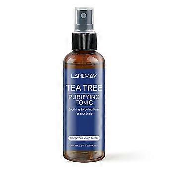 Tea Tree Purifying Tonic, Soothing & Cooling Scalp Mist Spray, Refreshes & Purifies, Keeps Scalp Fresh & Balanced, Natural Tea Tree Formula for Scalp 