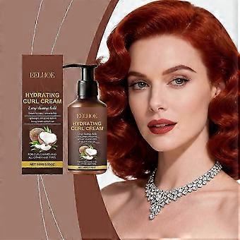 Curl Styling Cream with Coconut Oil and Shea Butter, Moisturizing and Repairing, Controls Frizz, Defines Curls and Brings Natural Shine