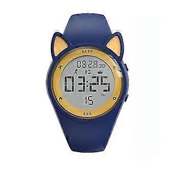 Enfants Montre numérique Enfants Imperméable à l’eau Montres de sport Fitness Tracker avec podomètre