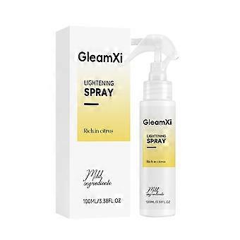 Hair Lightening Shine Spray 100ml, Citrus Infused Blonde Highlight Brightening Mist, Natural Gloss Enhancer For Blonde & Dyed Light Hair