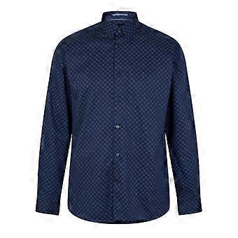 Ted Baker Herrenhemd mit geometrischem Muster, schmal geschnitten