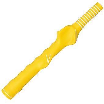 Premium Rubber Golf Grip Trainer – Durable Hand-Shaped Swing Aid compatible with Right-Handed Golfers, Practice & Exercise Pole