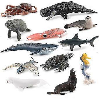 Sperm Whale Sealife Toy Model Figure Ocean Animals Sea Creatures Toys Gift