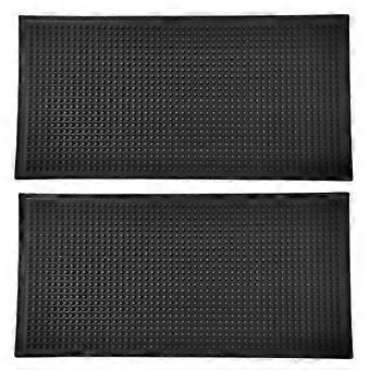 2 stks PVC Bar Kussen Milieuvriendelijk Stabiel Veelzijdig Antislip Thermisch Pad voor Koffiemachines Tellers Jikaixiang