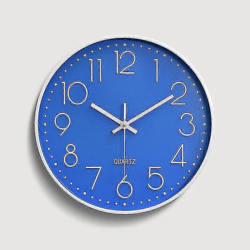 Wall Clock Modern Simple Three-dimensional Character Personalized Creative Circular Wall Clock Bedro