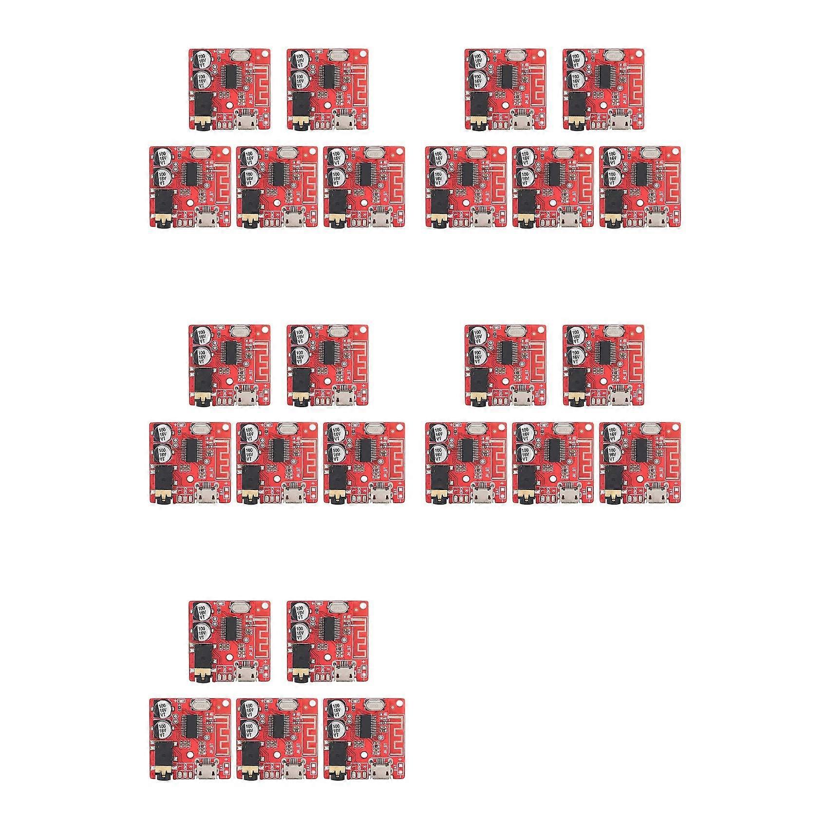 25PCS DIY Bluetooth 5.0 Receiver Board Lossless Decoder Board Wireless Stereo Music Module,Speaker Amplifier Module