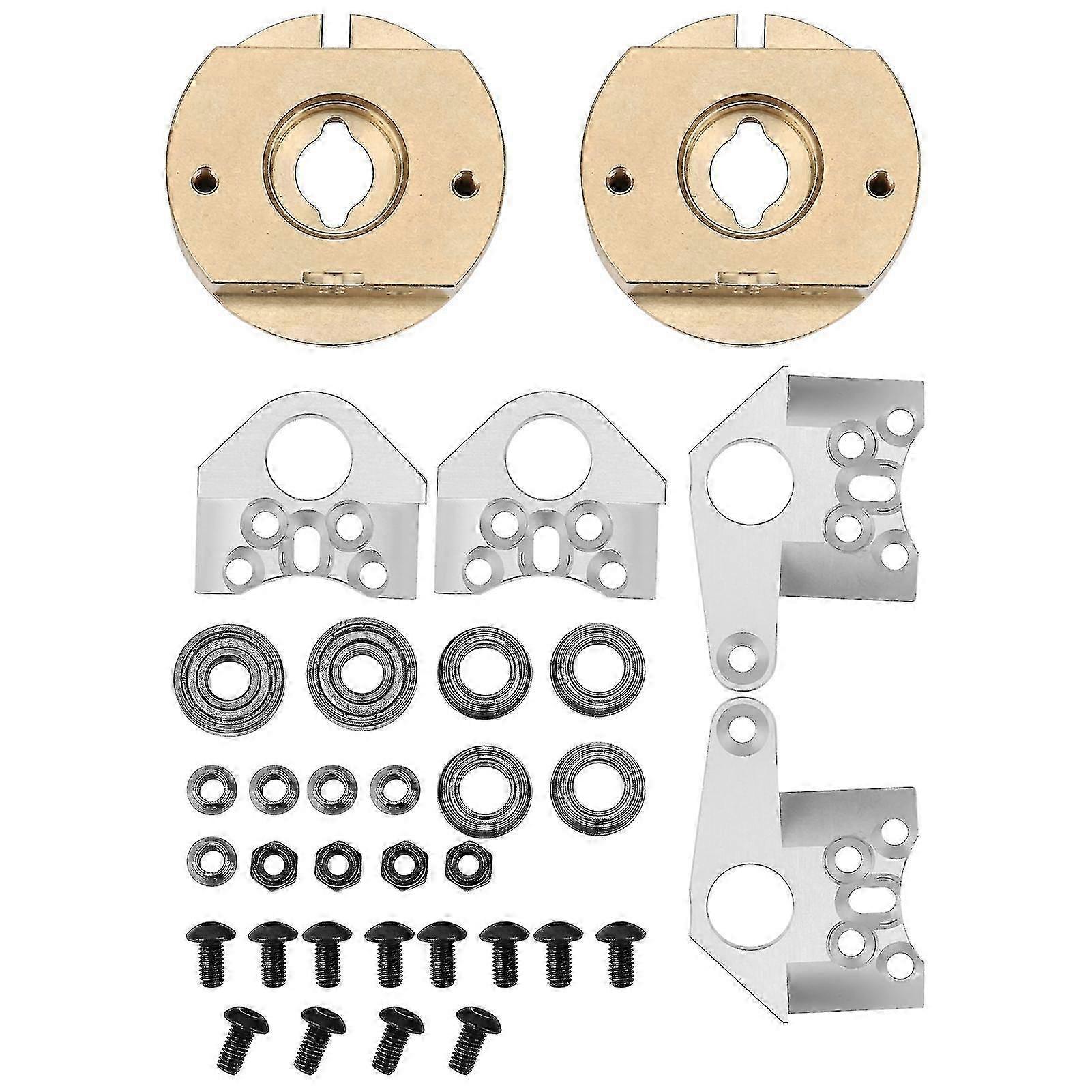 RC Brass Internal Beadlock Wheel Weights 2Pcs Compatible with Axial Wraith 90018