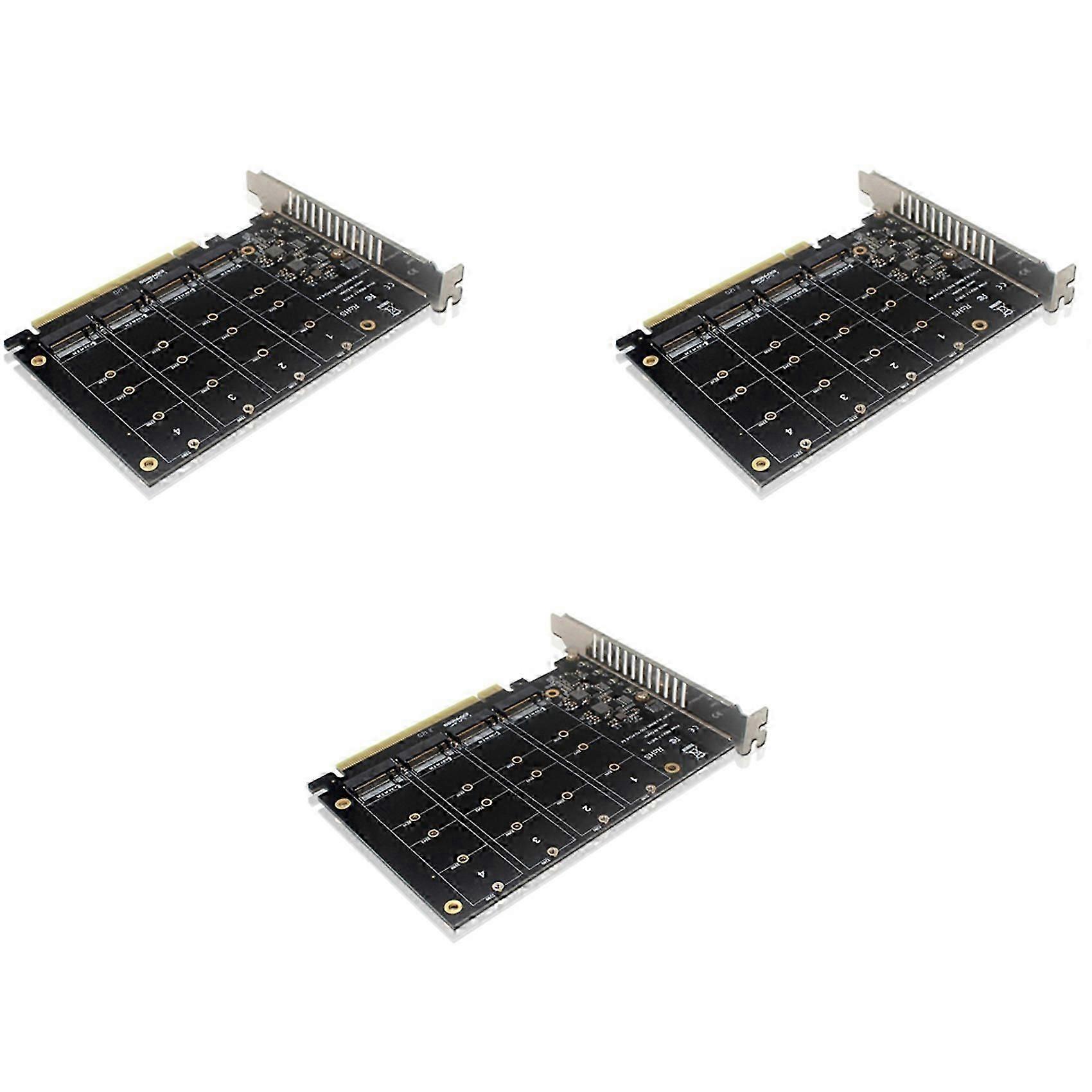3X PH44 NVME 4-Disk Array Card PCIE Signal Split Array Card