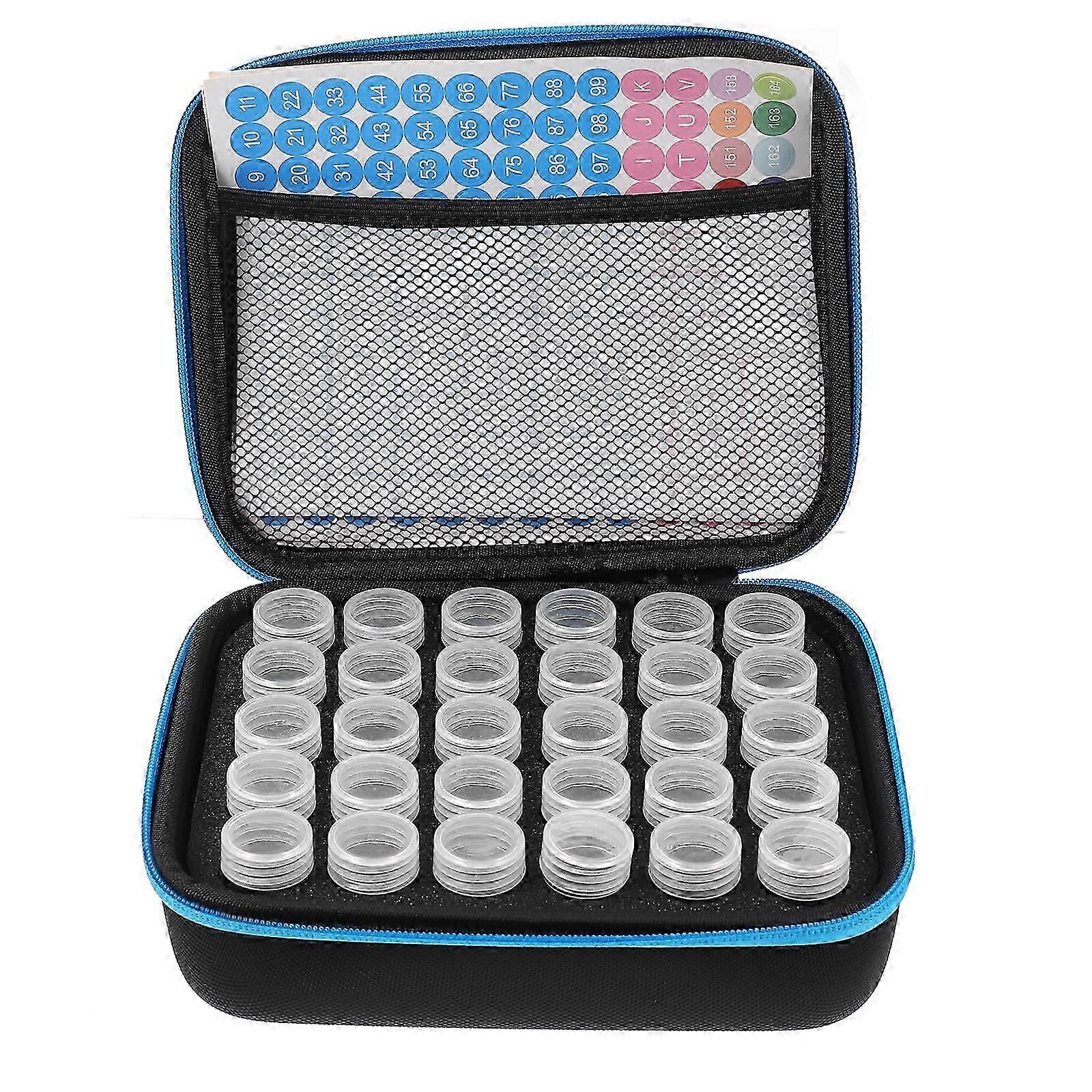 1 Set Diamond Storage Containers Empty Diamond Boxes Diamond Accessory Holder with Labels