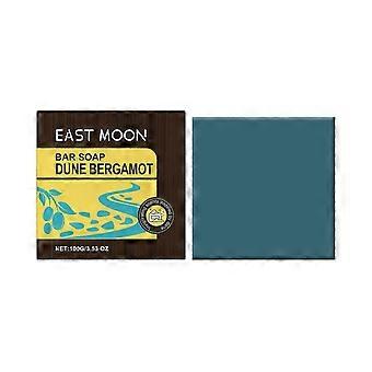 Dune Bergamot Bath Soap with Shea Butter  Moisturizing, Refreshing Citrus Scent, Gentle Cleanser for Soft, Hydrated Skin  100g