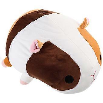 Yellow Guinea Pig Plush Pillow Adorable Toy Animal Decorative Stuffed Hamster Toy