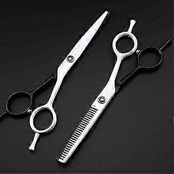 5.5 Inch Green Professional Barber Shears - Japanese 440C Hair Cutting Scissors