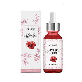 Sérum Blush Facial Natural Cor Vermelha Delicado Maquiagem Nua Clara Longa Duração Não Fácil de Remover Maquiagem