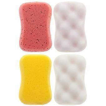 4Pcs Shower Bath Sponge Scrubber Set