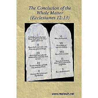 Conclusion Of The Whole Matter - James Gramm - Paperback - en Book