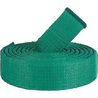 Green Jiu Jitsu Belt Polyester Martial Arts Belt Judo Karate TKD Aikido Uniform Ranking Belt Long Soft Universal Fit Belts