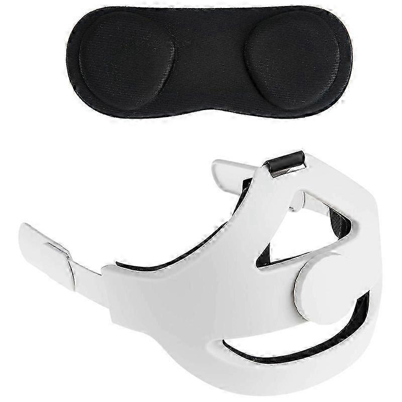 Head Strap Compatible for Quest 2, Adjustable Comfortable Strap with Head Cushion, Reduce Pressure