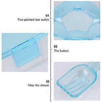 Hamster-Badewanne, 2er-Set, blau, Kunststoff, für kleine Tiere
