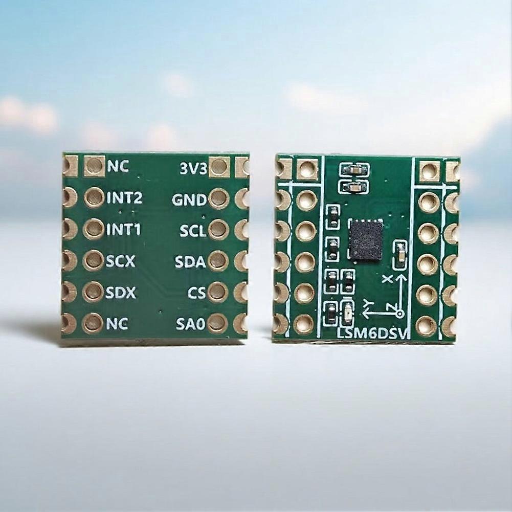 Six-Axis Sensor LSM6DSV Module SPI/IIC Compatible for Smol/SlimeVR - Accelerometer & Gyroscope Data Logging[SMQ]