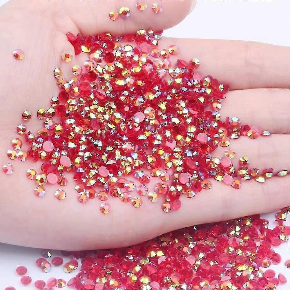 AB Flat Back Rhinestones Mixed Sizes