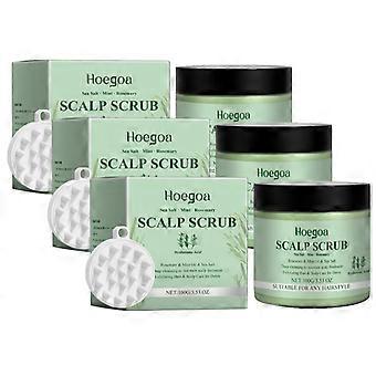Limited-Time Offer-3x Hoegoa Rosemary Scalp Scrub Is A Gentle, Cleansing, Moisturizing, Cooling And Soothing Scalp Scrub
