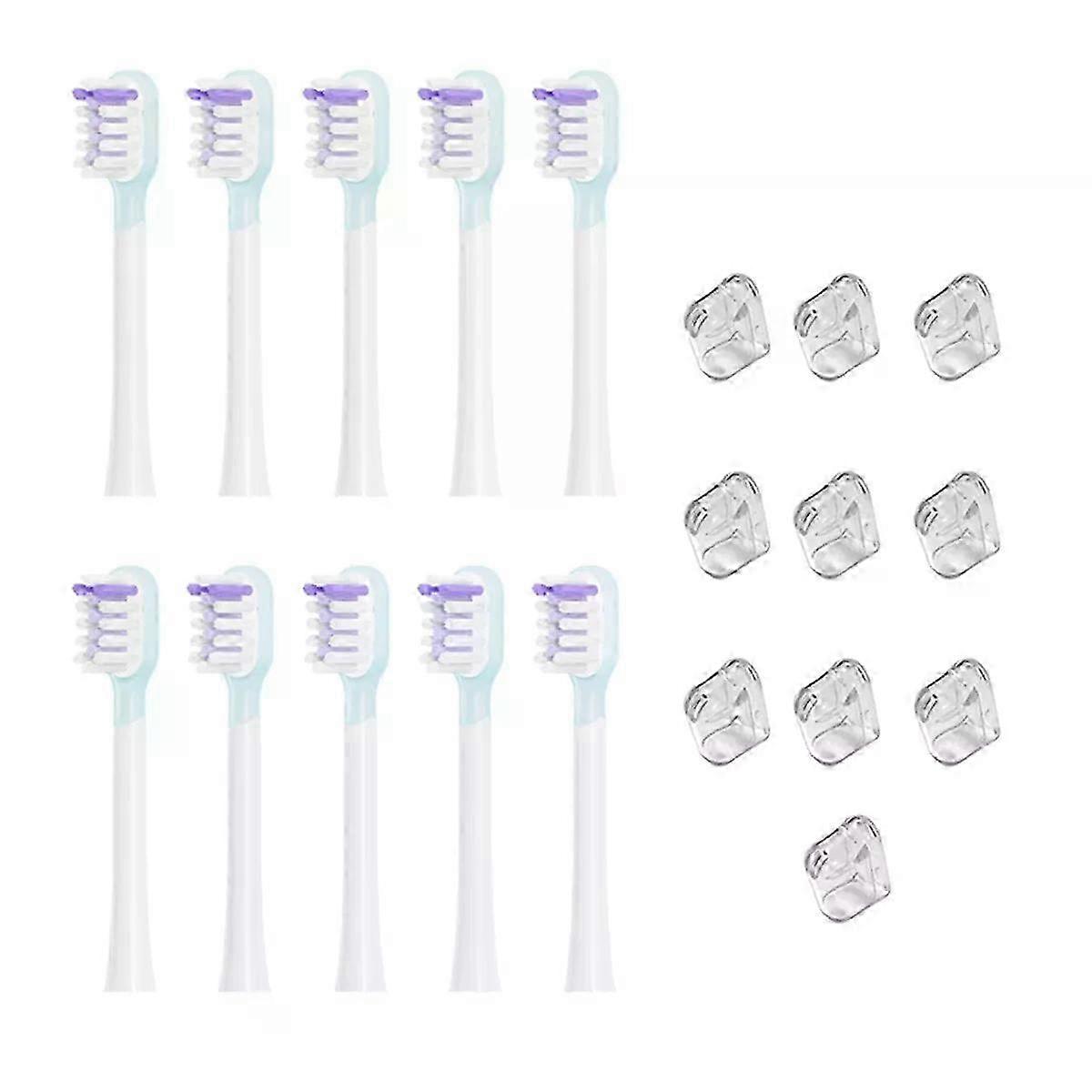 compatible with Laifen Full Range Replacement Electric Tooth Brush Heads Clean Version Bright White Style