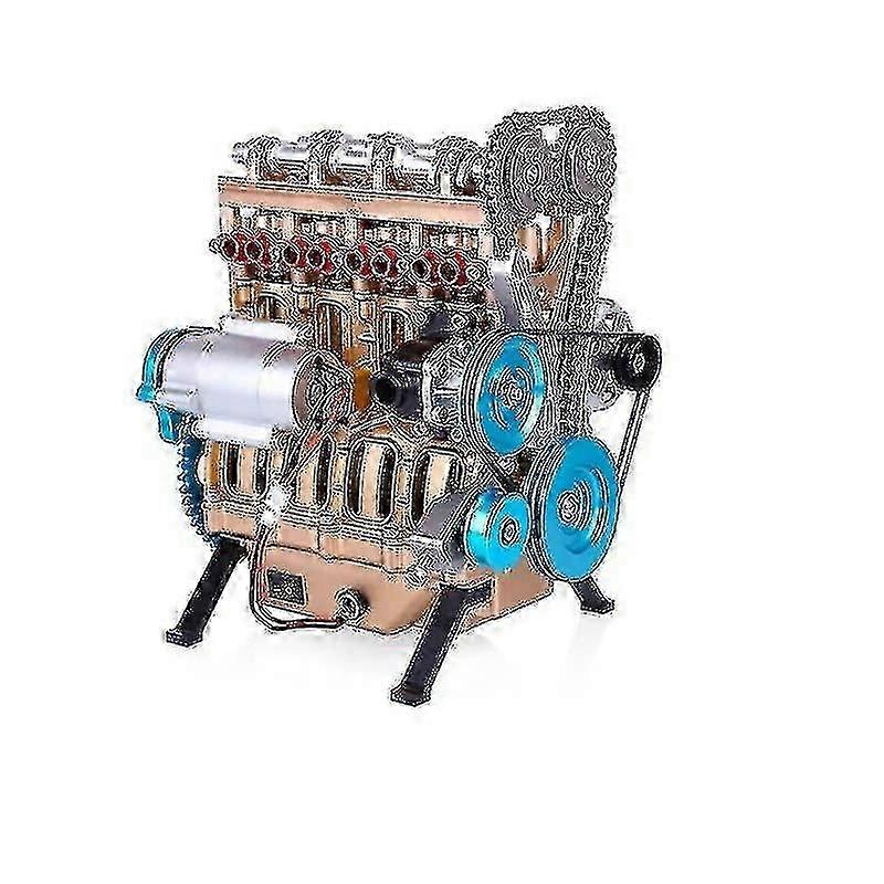Realistic Inline Four Eight-Cylinder Resin Model