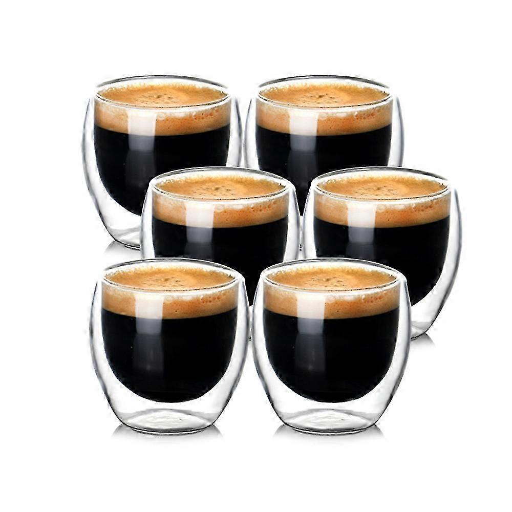 Vacuum Insulated Double Wall Glass Cups
