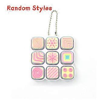 Mini Keyboard Keycap Fidget Keychain Cute Press Button Anti-Stress Toy for Teens Outdoor Daily Carry