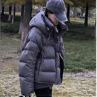 Short Hooded Loose Thickened Warm Puffer Jacket