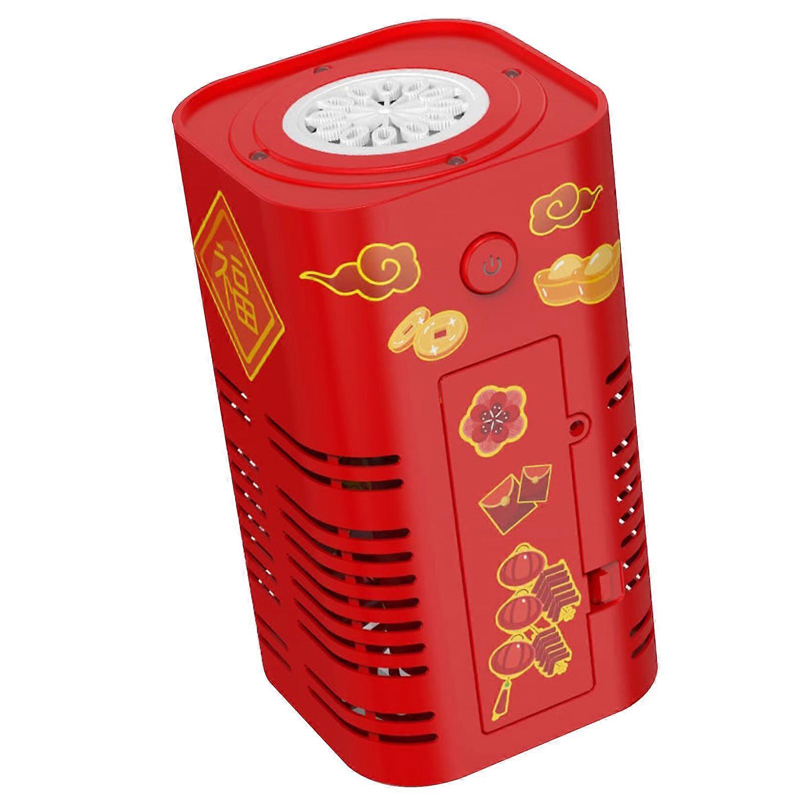 Firework Bubble Machine Automatic Bubble Maker with Led Colorful Light Firework Sound Effects for Party Celebration