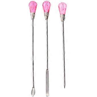 Manicures Colour Mixing Agitator Multi-Purpose Nail Art Tool 2Set