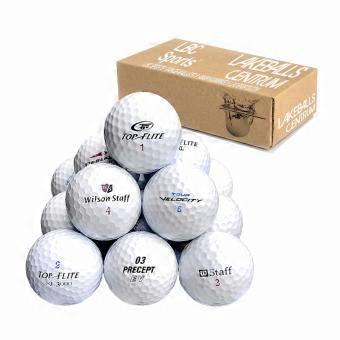 Lakeballs Mix | 100 stuks | golfballen | AAA/AA | in netzak