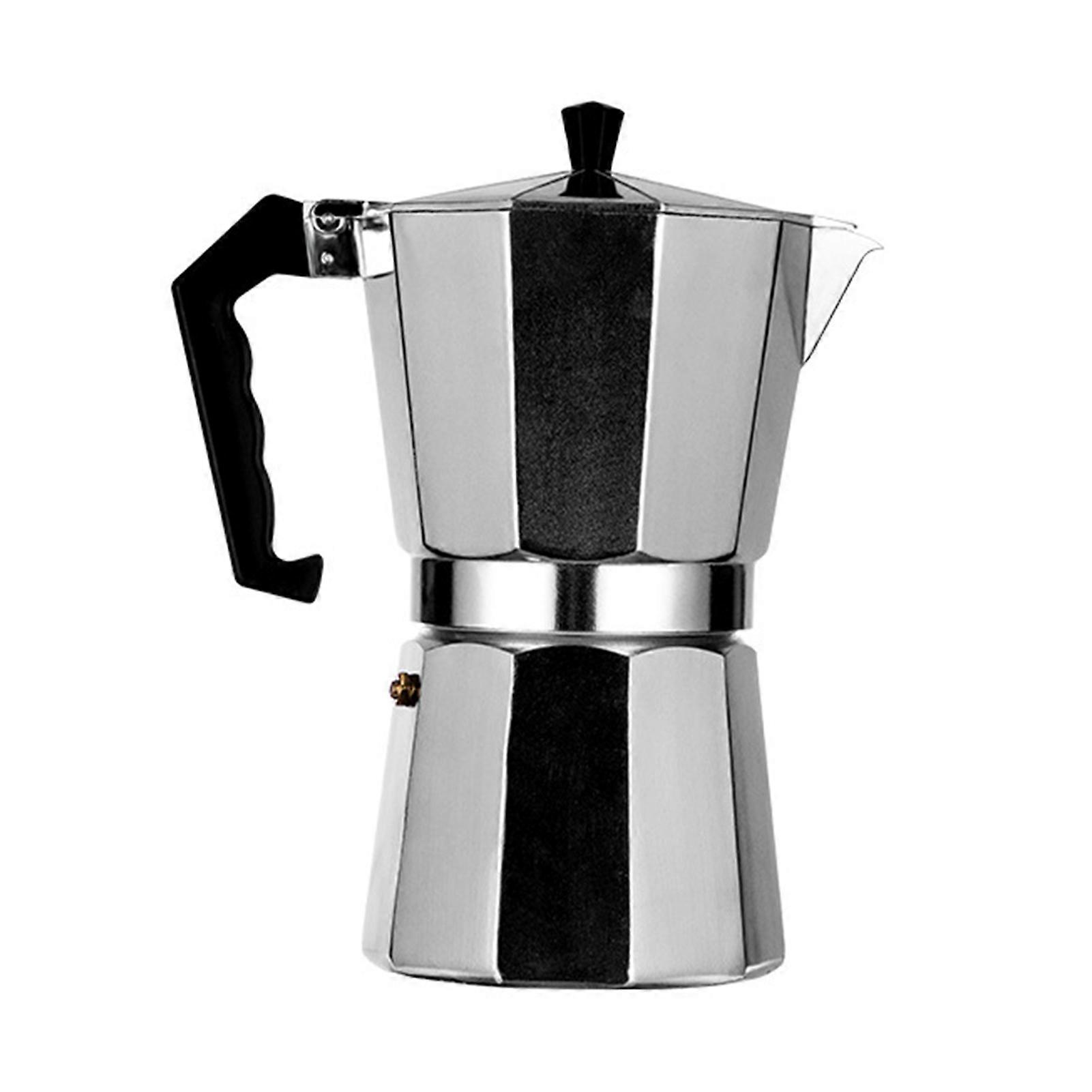 Slender Octagonal Moka Pot 6 Cup