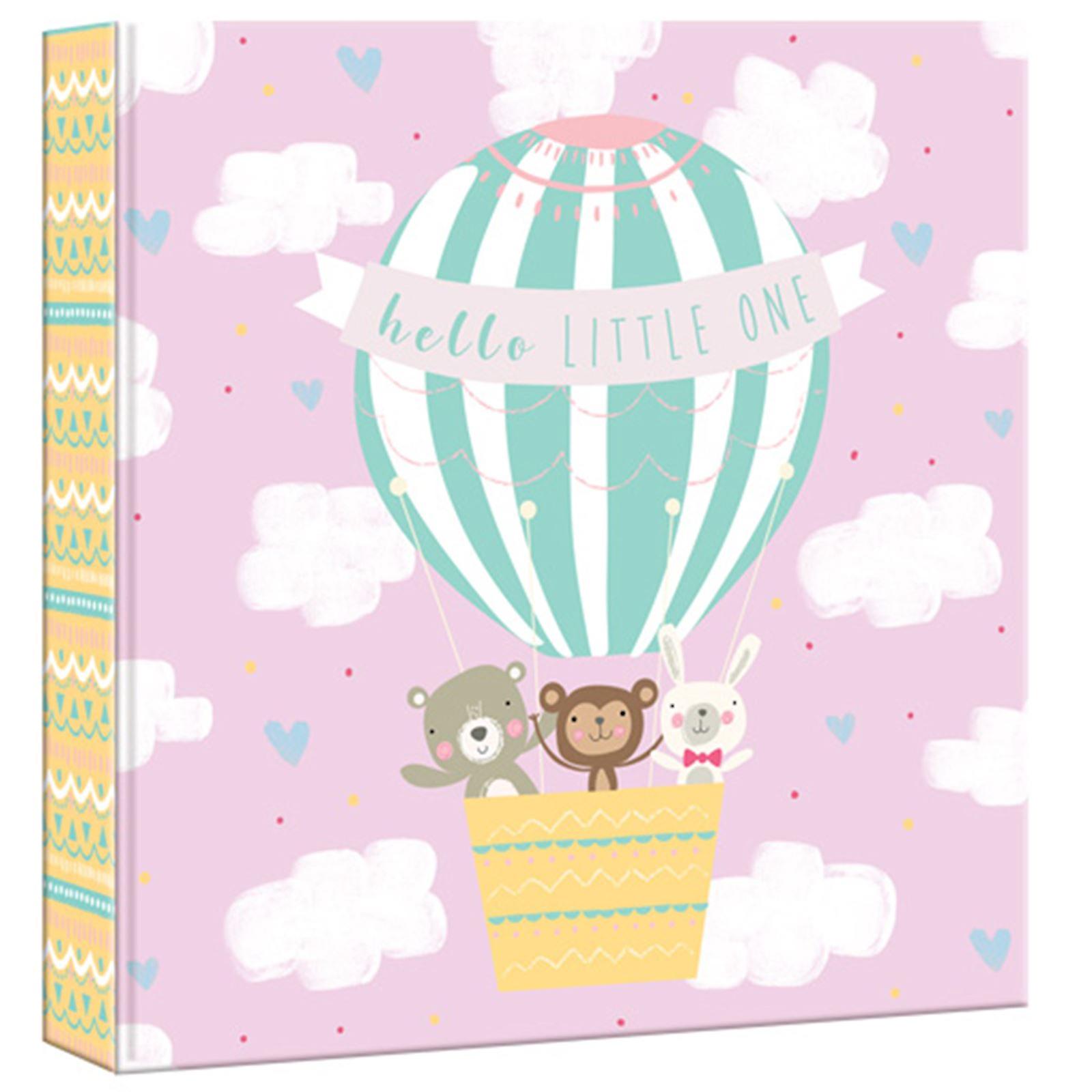 Pink Hello Little One Slip In Photo Album 4x6 200 Photos