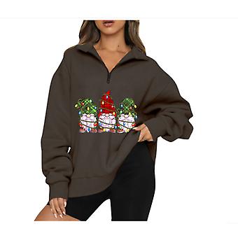 Luxury Fall Winter Ladies Plus Size Pullover Casual Solid Color