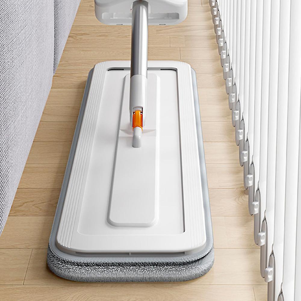 Floor Cleaning Microfiber Mop Fine Fiber Cloth Flexible Rotary Home Mop For Easy Extended Edge Cleaning