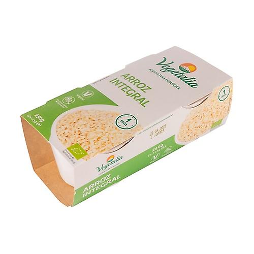 Bio brown rice cup 2 units of 125g