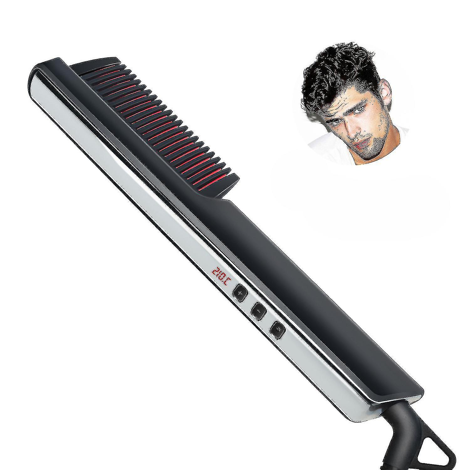 Lcd Straightener For Unisex H Straightener Comb Ceramic H Straightener H Comb