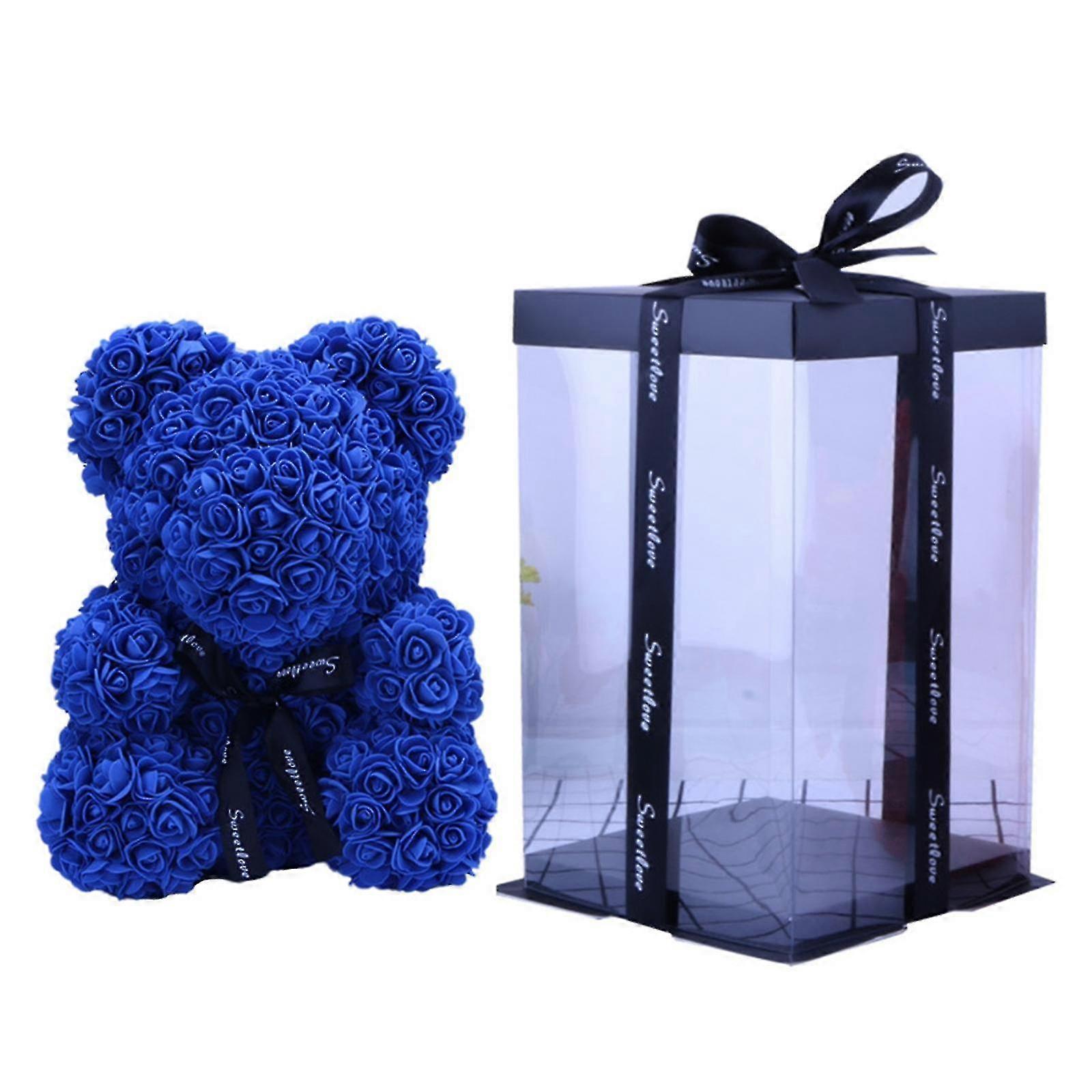 Rose Bear Artificial Flower Foam Eternal Life For Valentine's Day
