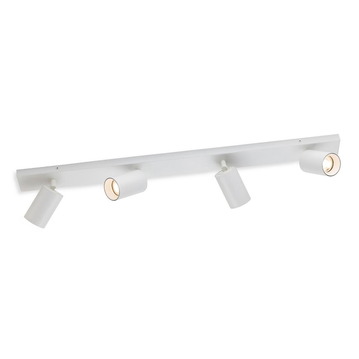 Max 4 Light Spotlight Flush Bar White