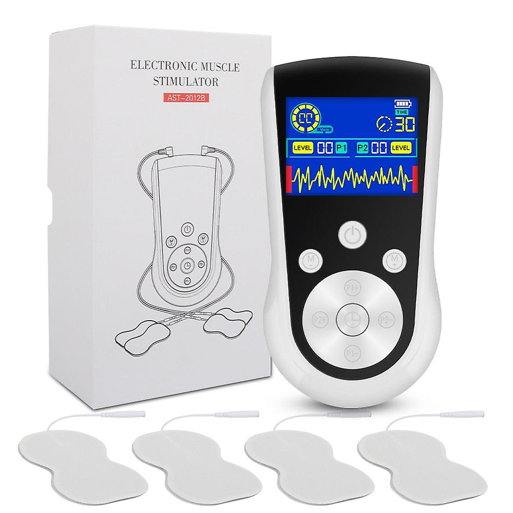 Tens Unit 25 Modes 50 Intensity Ems Electric Muscle Therapy Stimulator Physiotherapy Pulse Slimming Massager Pain Relief Machine