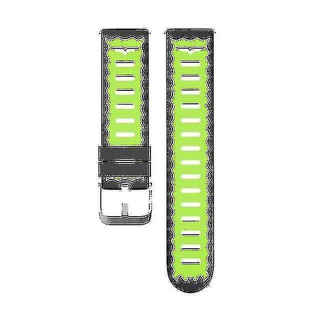 Replacement Silicone Strap For Huawei Watch Gt / 2 Pro - Black Green