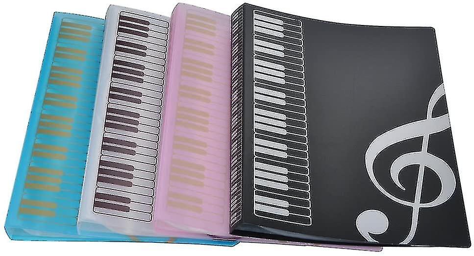 A4 Size Music Table File Folder A4 Size Documents Holder Storage Folder 40 Pockets (1a)