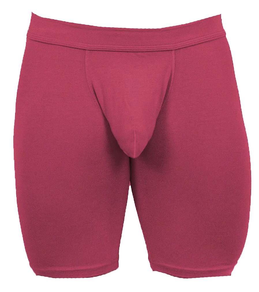 Obviously EliteMan Boxer Brief 9inch Leg - Brick Red