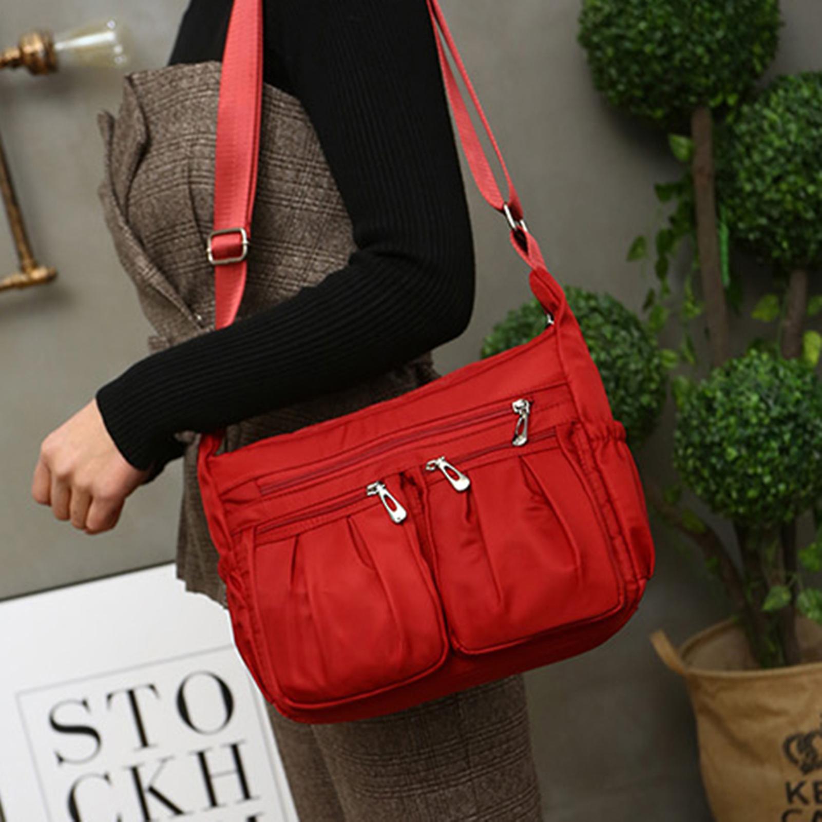 Women's Multi-compartment Large-capacity Crossbody Bag Casual Waterproof Shoulder Bag